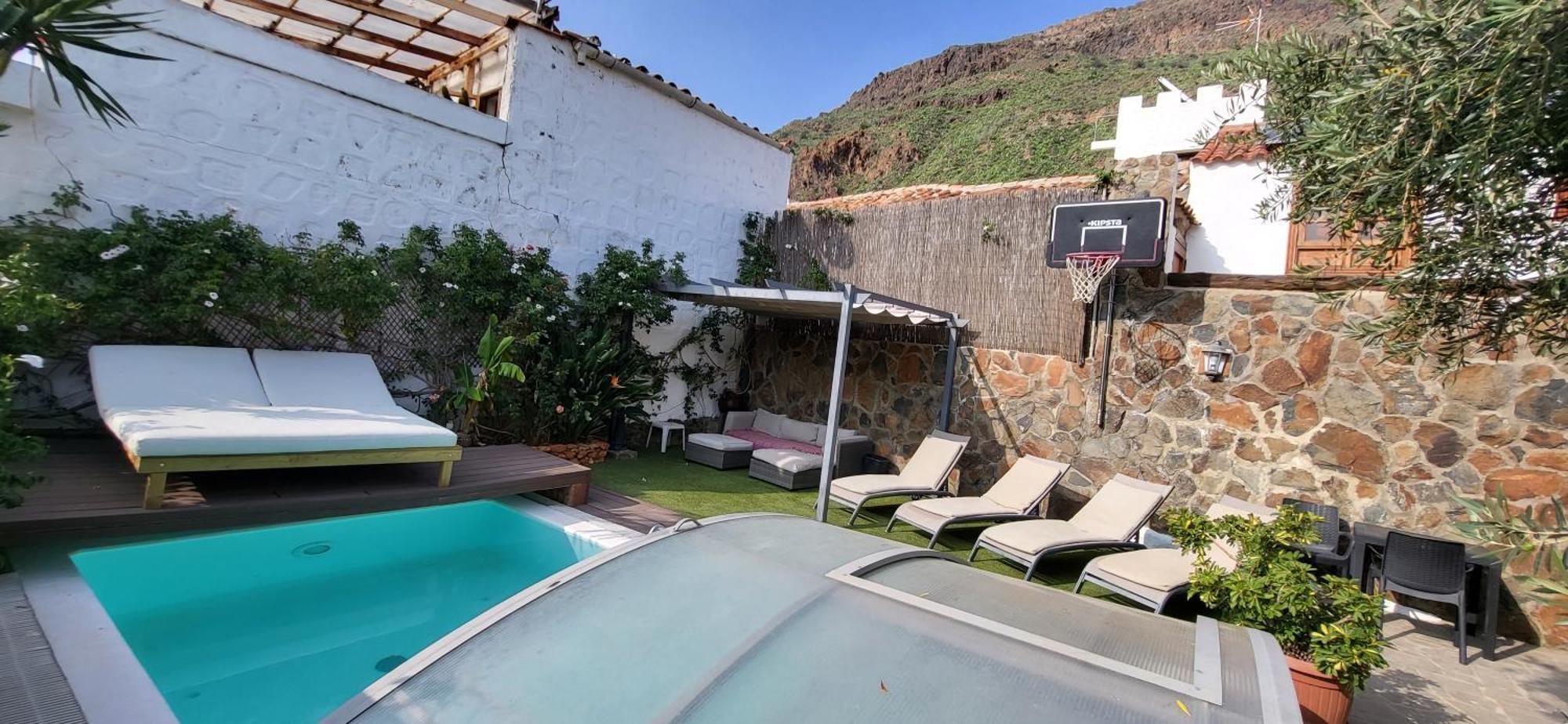 Villa Casa Agustin Pool 27 ºc Fátaga Exterior foto